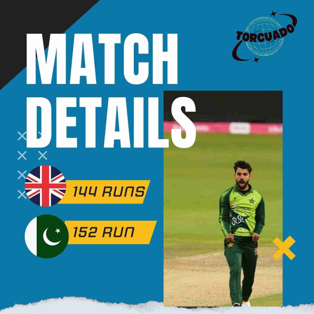 Match Details of Pakistan National Cricket Team Vs England Cricket Team Match Scorecard